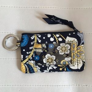 Vera Bradley Keychain Card Holder with ID Window